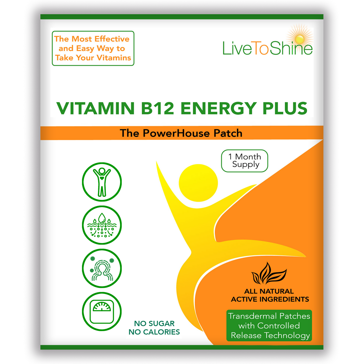 Vitamin B12 and B Complex Patch