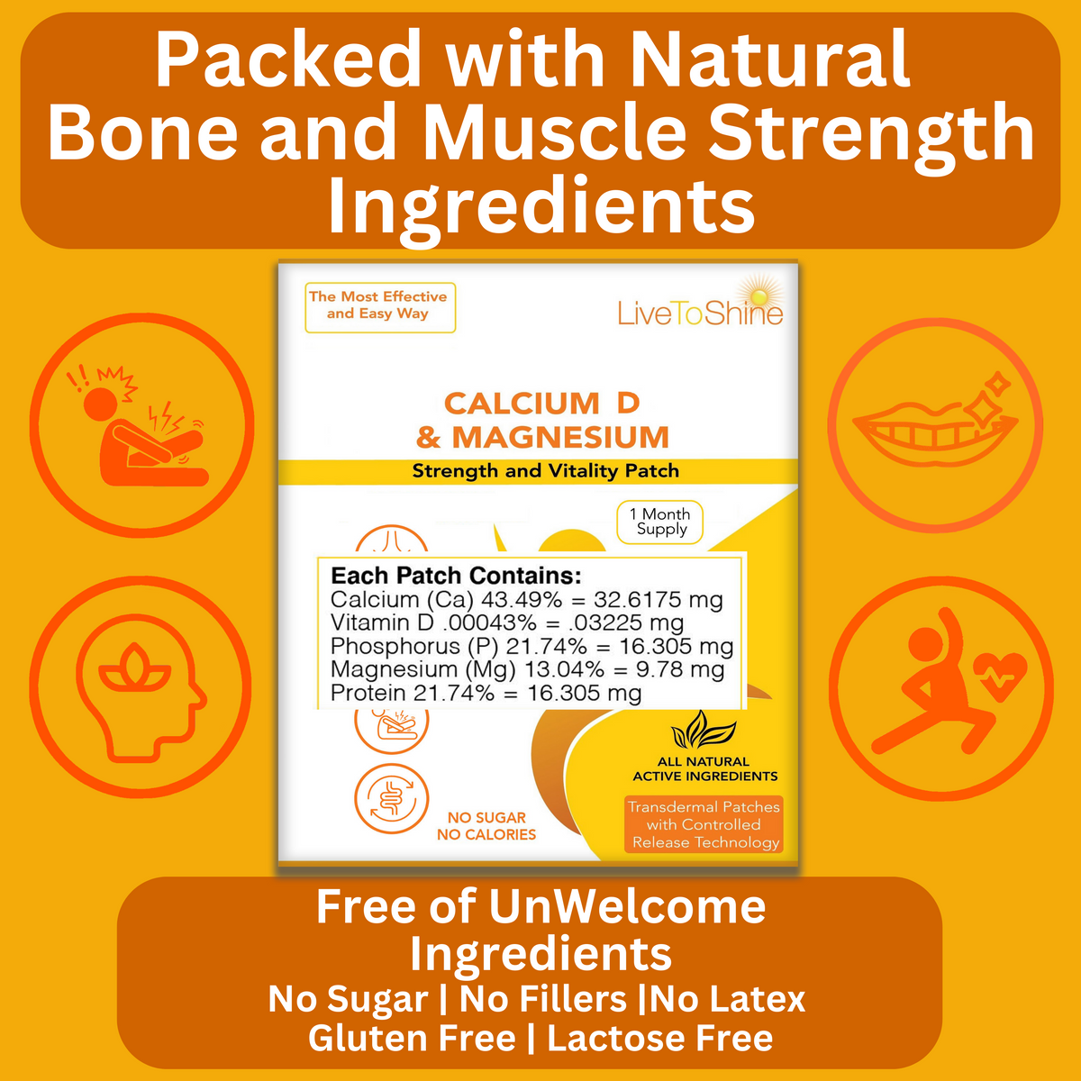 Calcium Magnesium Vitamin D Patch